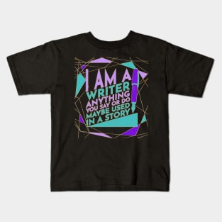 I Am A Writer Kids T-Shirt